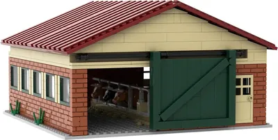 Image de Schäfer Toy Company GmbH BRIXIES Plus Kuhstall / Cow barn