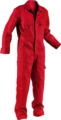 Produktbild von Overall rot 100% Baumwolle Gr. 90