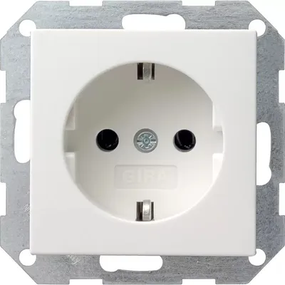 Produktbild von GIRA 2833283, CEE 7/3, Weiß, 250 V, 16 A
