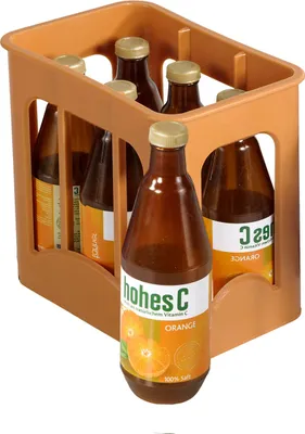 Produktbild von Tanner Kaufladen-Set Hohes C Saft 6 Flaschen scannbar 12x8x12 cm