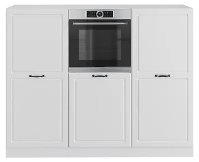 Produktbild von Küchenblock Vicco R-Line Weiß Landhaus/Weiß 180 cm ohne Arbeitsplatte, Model 37637