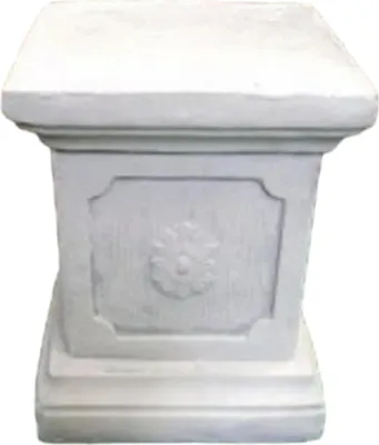 Immagine prodotto di Bellissima scultura con piedistallo per il giardino, realizzata in pietra fusa Nuova resistente al gelo e agli agenti atmosferici, piedistallo a colonna PO-75