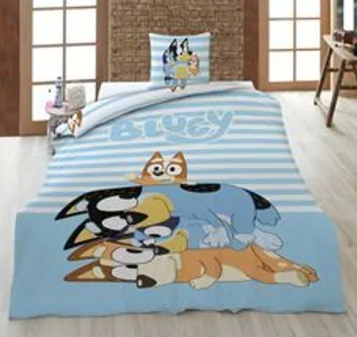 Produktbild von BLUEY dwustronny komplet pościeli 2szt 135 x 200 cm 100% bawełna