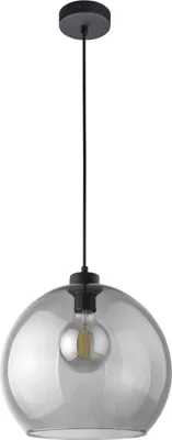 Obrázek produktu pro Závěsné svítidlo kuchyňské šedé černé E27 Ø 30 cm moderní závěsné svítidlo