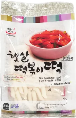 Produktbild von Matamun Tteokbokki Reiskuchen Stick Banh Gao 600g