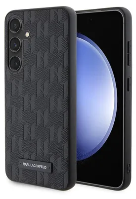 Produktbild von Karl Lagerfeld KLHCS24SSAKLHPK S24 S921 hardcase schwarz Saffiano Mono Metal Logo Schutzhülle