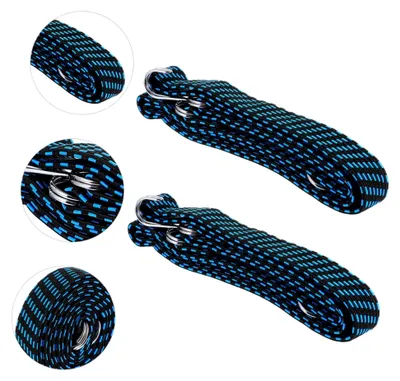 Produktbild von 2 Stück Verstellbare Elastische Spanngurte mit Metallhaken für die Sicherung von Transportgütern