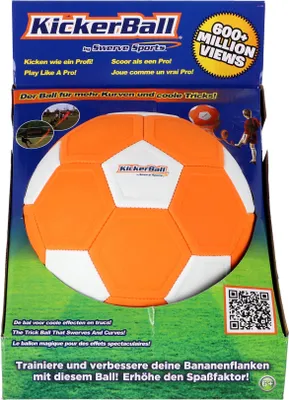 Obrázek produktu pro Original KickerBall 2.0 od Swerve Ball, Zesílené švy, Speciální míč pro extrémní křivky, Lehký jako pírko, Aerodynamický, Trikový míč s rotací, Pro