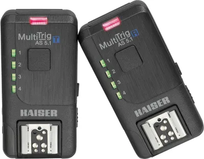 Zdjęcie produktu dla Kaiser MultiTrig AS 5.1 - Sterowany radiowo wyzwalacz migawki / zdalne sterowanie wyzwalaczami lamp błyskowych