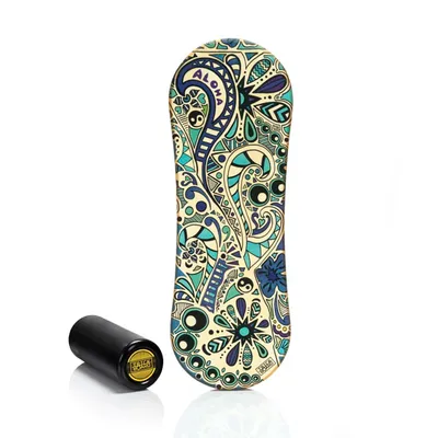Obrázek produktu pro Balanční deska Trickboard s válečkem - certifikát trénink rovnováhy, koordinace a core, domácí fitness pro děti a dospělé Aloha