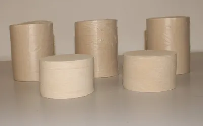 Produktbild von 25 Stück Bierdeckel Rohlinge blanko unbedruckt rund Ø 107 mm Material aus original Bierdeckelpappe