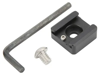 Produktbild von Kaltschuh-Montageadapter, universelle Erweiterungshalterung aus Aluminiumlegierung mit 1/4-Zoll-Schraubenloch für Kamerakäfig