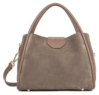 Image de Lancaster Sac à main Aimantée S Suède Ida Taupe