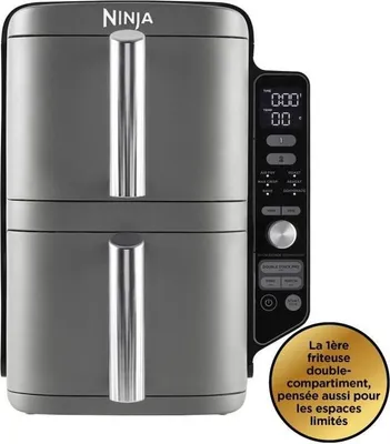 Obrázok produktu pre Fritéza bez oleja Ninja Double Stack XL SL400EU, objem 9,5 l, 6 programov, 2470 W, dvojitá varná zóna
