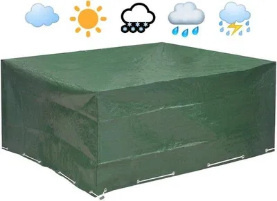 Immagine prodotto di Copertura resistente alle intemperie per set da giardino, 200x160x70, nera