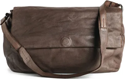 Produktbild von HAROLD'S Leder Umhängetasche Schultertasche Submarine Handbag Flap Brown dunkelbraun
