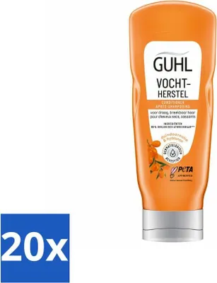 Productafbeelding van Guhl - Crème-conditioner - Hydratatiebalans - 200 ml - Voordeelverpakking - 20 stuks