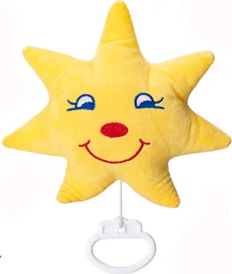 Produktbild von Plüschstern, 20 cm, Musikspielzeug zum Aufziehen