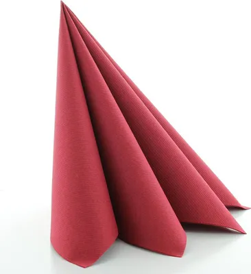 Produktbild von Sovie HORECA Serviette in Bordeaux aus Linclass® Airlaid 40 x 40 cm, 50 Stück