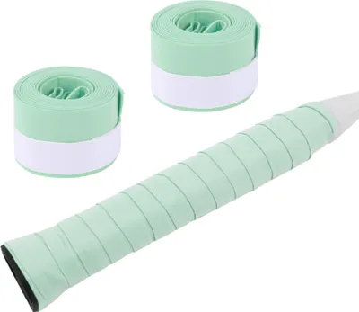 Produktbild von 2 Stück Tennisschläger-Griffband, Trockenes Tennis-Overgrip-Band, Schweißabsorbierender Griff, Schläger-Overgrip-Band, Hellgrün