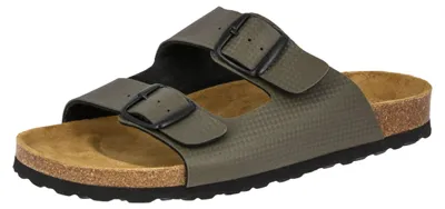 Produktbild von Lico BIOLINE METAL Pantoletten in Übergrößen Grün [D2C]560173 große Herrenschuhe