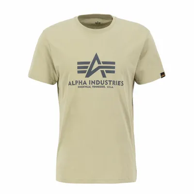 Produktbild von Alpha Industries T-Shirt Logo Patch 100501 light olive M