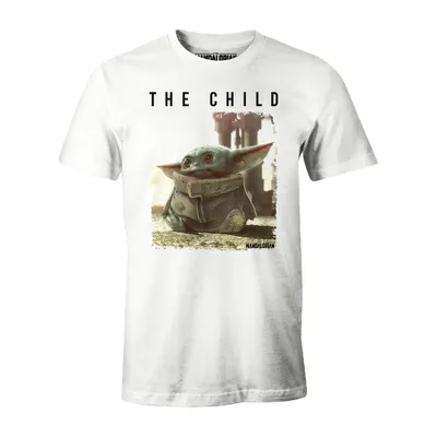 Immagine prodotto di Maglietta da uomo Star Wars - Mandalorian - Il Bambino Taglia: L