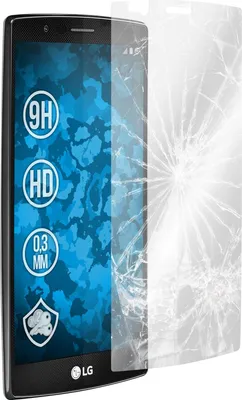 Produktbild von 1er-Pack PhoneNatic Glas-Folie klar  kompatibel mit LG G4 - Panzerglas für G4