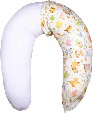 Produktbild von Smoothy Stillkissen & Seitenschläferkissen 155x30 cm – Schwangerschaftskissen mit Mikroperlen, waschbarer Baumwollbezug (Beige-Geblümt)