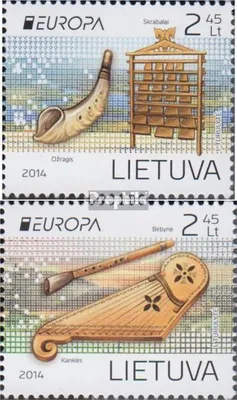 Produktbild von Briefmarken Litauen 2014 Mi 1159-1160 (kompl.Ausg.) postfrisch Musikinstrumente