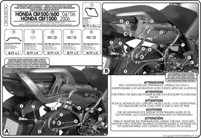 Immagine prodotto di Telai laterali Monokey Side GIVI PLX174