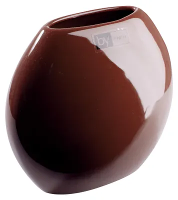 Produktbild von Vase 'Even' (16,5x8,5x15cm), braun