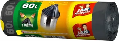 Obrázek produktu pro Jan Niezbędny, Worki na śmieci HD Classic 60 L, 12 sztuk