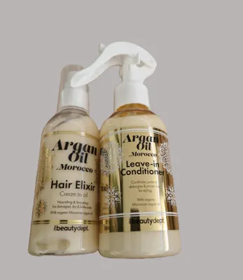 Produktbild von Conditioner Leave-in Argan Oil Morocco incl. Hair Elixir Cream to Oil - Haarpflege - Spülung
