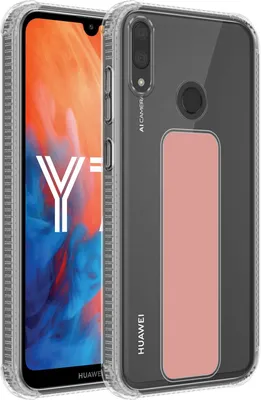 Produktbild von Cadorabo Schutzhülle für Huawei Y7 2019 / Y7 PRIME 2019 Hülle in Rosa Etui TPU Silikon Case Cover Standfunktion
