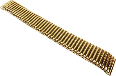 Produktbild von Flex Uhrenarmband Edelstahl Gelbgoldfarben Minott 22852G, Stegbreite:20mm