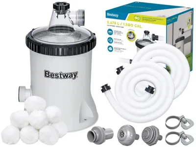 Immagine prodotto di Bestway 58870 pompa per piscina + palline