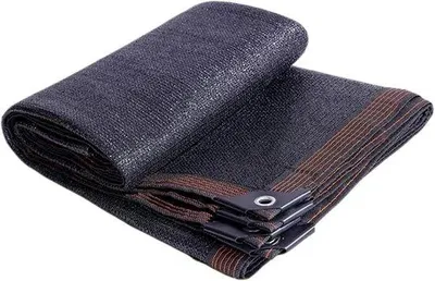 Productafbeelding van Schaduwdoek - Zonwering Gaas - Buiten Privacy - 70% Schaduwgraad - 12x19 meter - Zwart