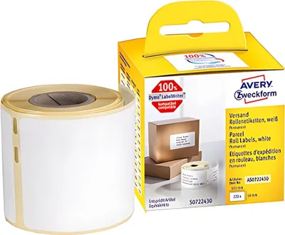 Immagine prodotto di AVERY Zweckform AS0722430 Etichette in rotolo, 101 x 54 mm, bianco