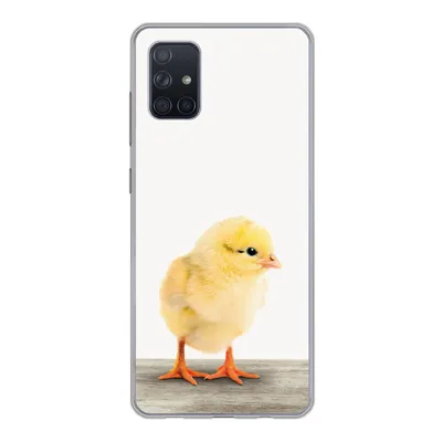 Produktbild von MuchoWow® Handyhülle Schutzhülle Hülle für Samsung Galaxy A71 Küken - Tiere - Jungen - Mädchen - Kinder Silikon Softcase Handy Hülle - Kartenbesitzer