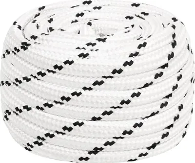 Productafbeelding van vidaXL Werkkoord, wit, 16 mm, 100 meter, polyester