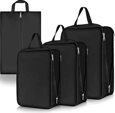 Obrázok produktu pre OSDUE 4-dielny obal na kocky, cestovný organizér, kompresná kocka do kufra, sada tašiek, kompresný organizér essentials