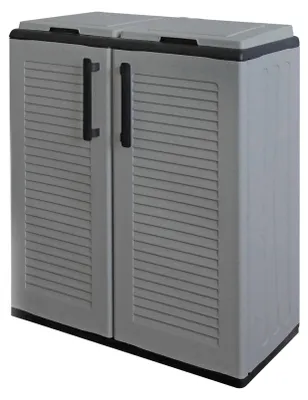 Immagine prodotto di Alfred - Pattumiera, 68x37x84h cm Grigio, Capacità 220 (110 per Sacco)  Italy