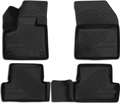 Zdjęcie produktu dla ELEMENT gumowe dywaniki podłogowe 3D do PEUGEOT 3008, 2017->, 4 szt.