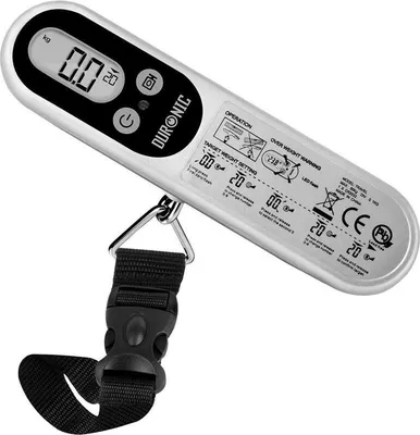Produktbild von Duronic LS1014 Digitale Kofferwaage / Gepäckwaage / tragbare Hängewaage bis zu 50 kg Kapazität