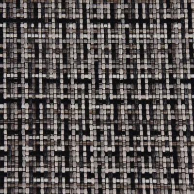 Produktbild von Bezugsstoff Meterware Möbelstoff Polsterstoff grau schwarz 140cm