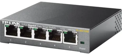 Zdjęcie produktu dla TP-Link TL-SG105E, Zarządzany, L2, Gigabit Ethernet (10/100/1000)