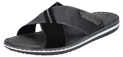 Productafbeelding van Rieker heren sandalen, model 21098-00, kleur zwart, maat 40