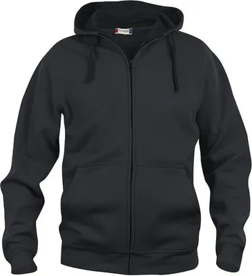 Obrázek produktu pro Clique - Pánská mikina "Basic" s kapucí a zipem po celé délce UB102 (XL) (černá)
