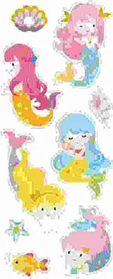 Produktbild von Sticker Mermaids 4014970435911